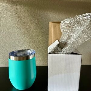 Amazon Turquoise Insulated Stainless Steal Tumbler with Lid